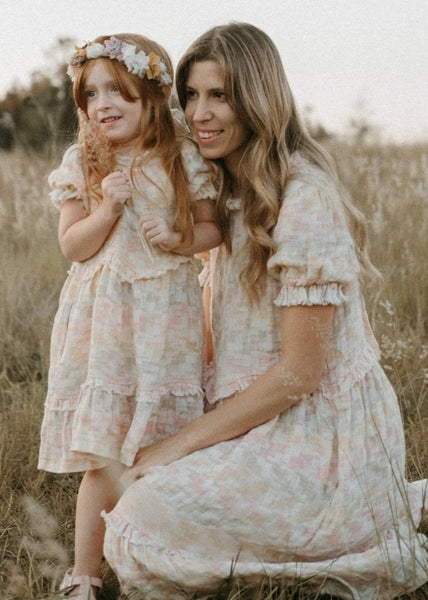 Bohemian Linen Summer Dress -GODUSAs - MajulaHandmade