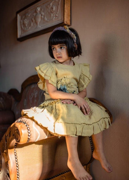 Bohemian linen dress - FRESH BLAIZE - MajulaHandmade