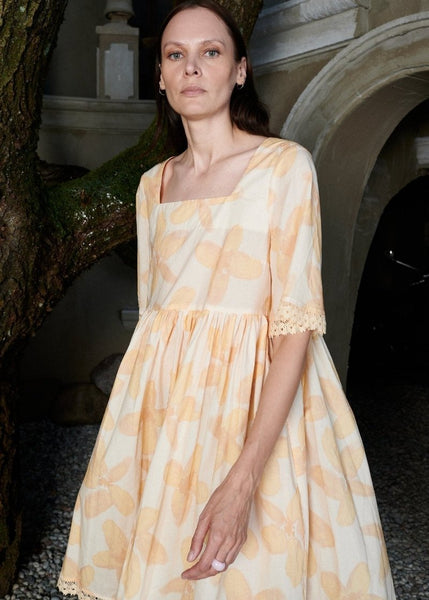 Boho - chic floral dress - GINGER - MajulaHandmade