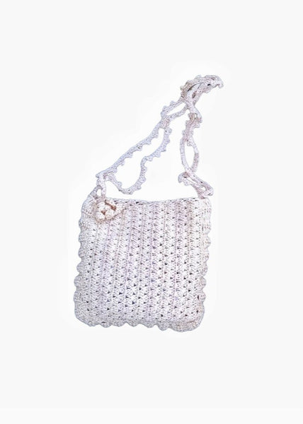 Crocheted bag - WILDFLOWERS - MajulaHandmade