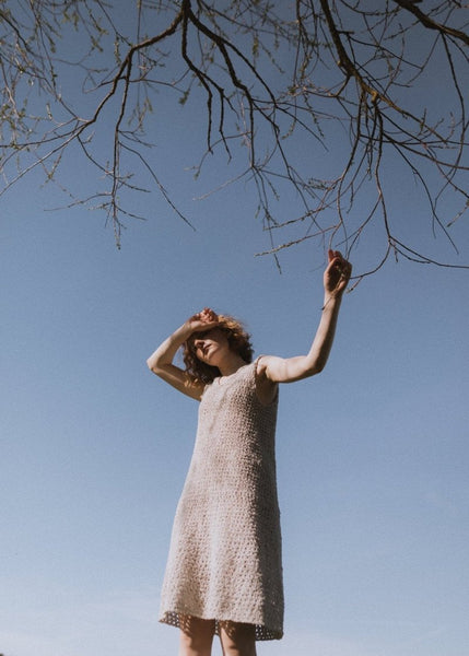 Crocheted dress - BEAU - MajulaHandmade
