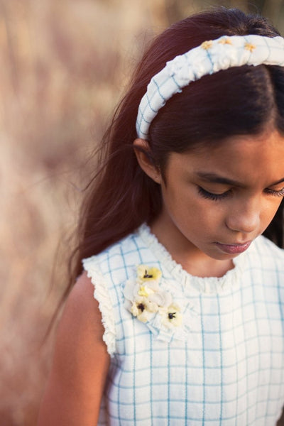 Embroidered headband - BIG DREAMS - MajulaHandmade