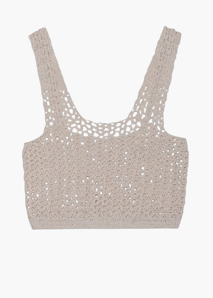 Hand Crocheted Vest/Blouse - AGNETE