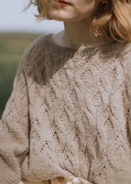 Hand Knitted Merino Wool Sweater-1- MajulaHandmade