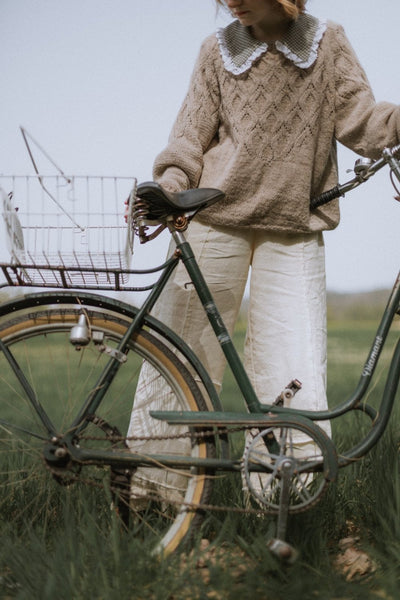 Hand Knitted Merino Wool Sweater-1- MajulaHandmade