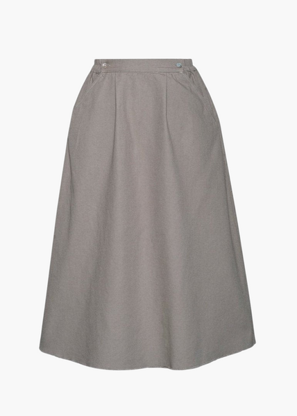 Linen cotton trapeze skirt - FARICA