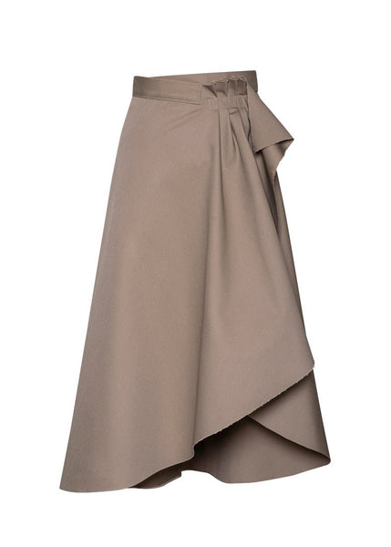 Linen cotton wrap skirt  - ANERES-1 - MajulaHandmade