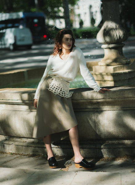 Linen cotton wrap skirt - ANERES - MajulaHandmade