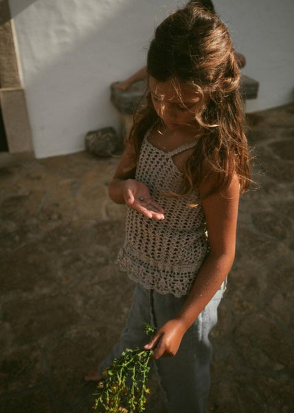 National heritage-inspired hand-crocheted blouse - MajulaHandmade