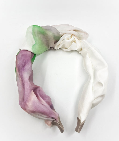 Original Painted Silk Headband-Majulahandmade