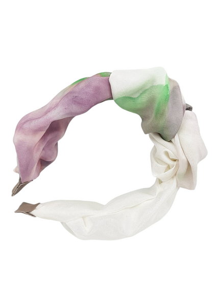 Original Painted Silk Headband-Majulahandmade