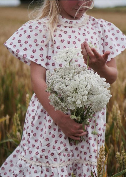 Retro-inspired floral dress - FLORA- MajulaHandmade