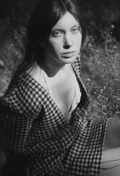 Retro Mini Linen dress - LOUIS - MajulaHandmade