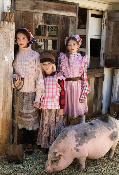 Exclusive silk flower headband - PINK COUTURE