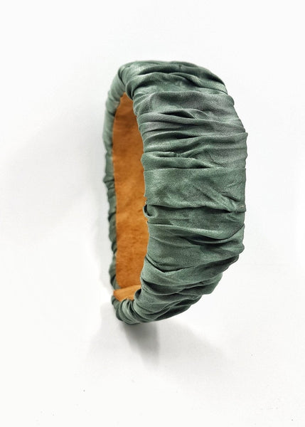 Silk Satin Pleats Headband - MajulaHandmade