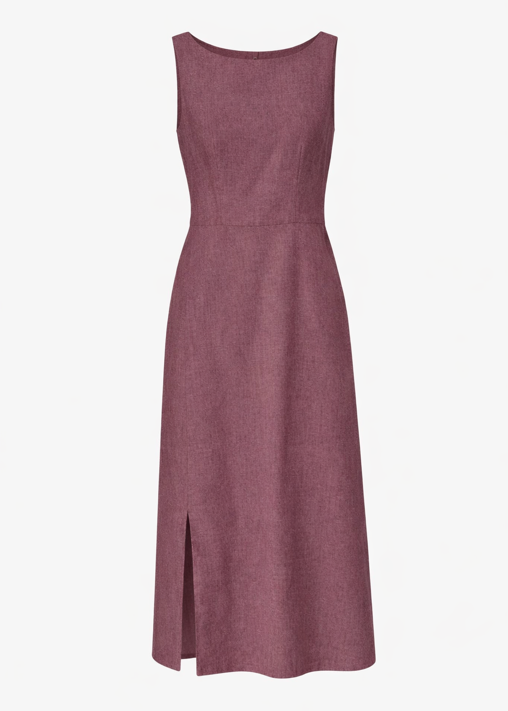 Épure  Dusty Berry Linen Dress