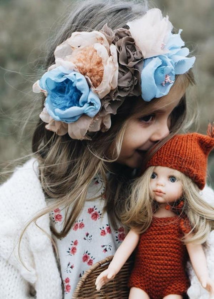 Whimsical flowers headpiece - MajulaHandmade