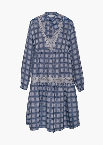 Wide-Fit Linen Dress - PAVEU