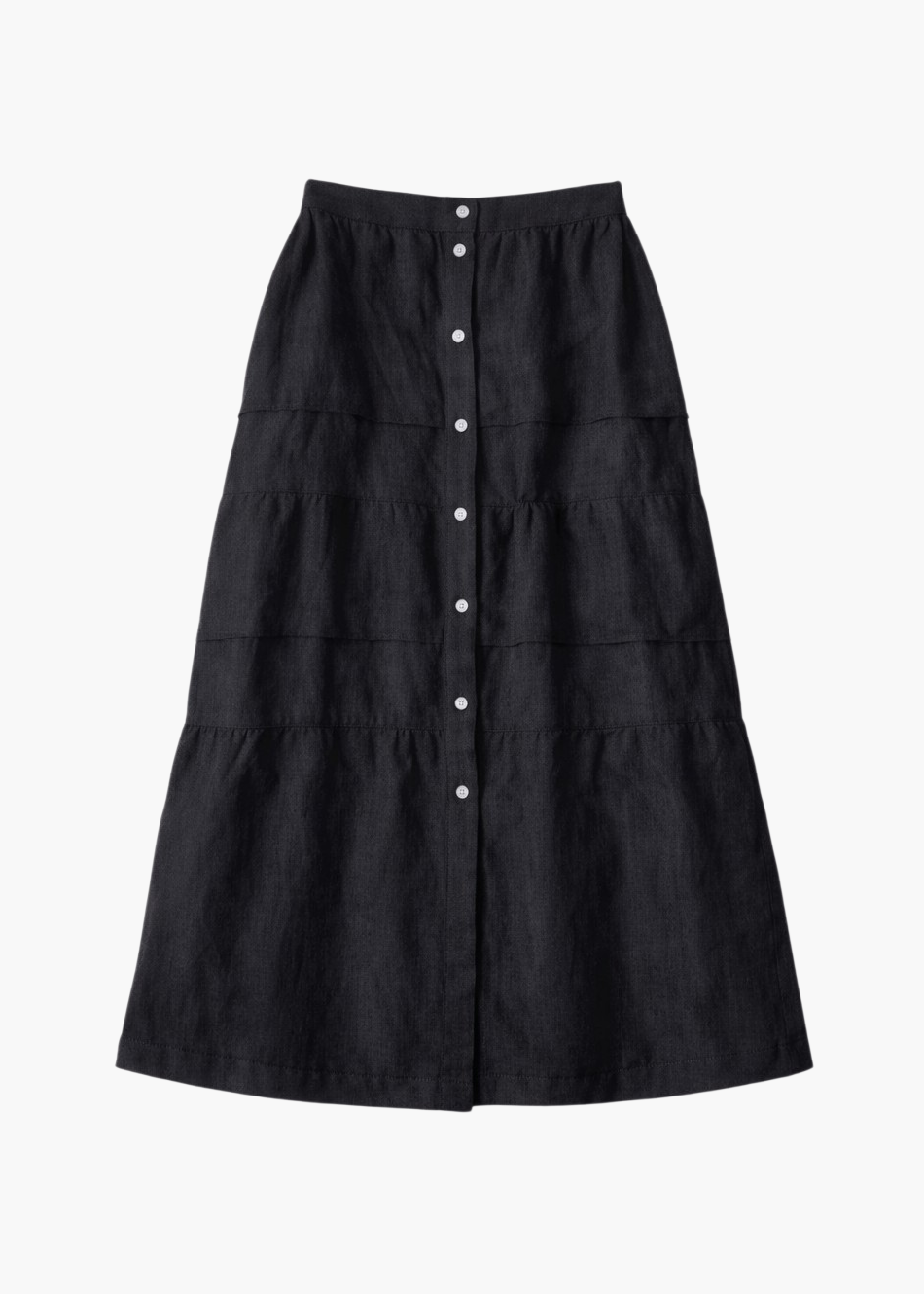 Black linen skirt - CELINE