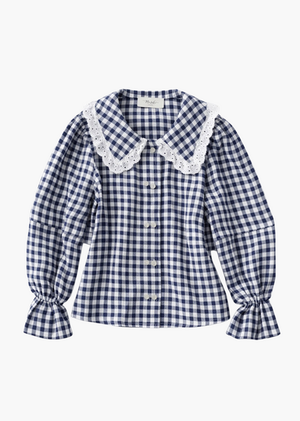 Vichy romantic blouse