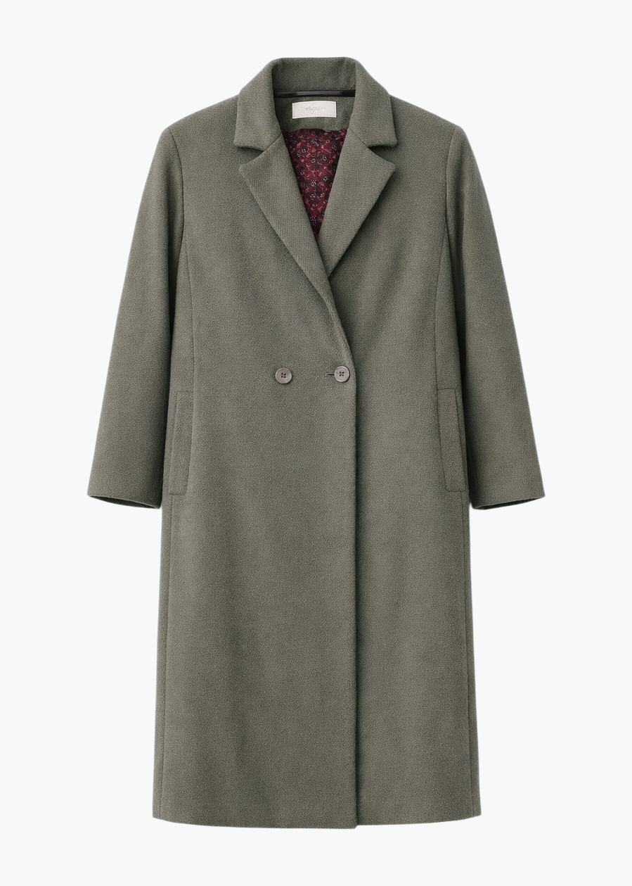 Classic medium - lenght wool coat GABI