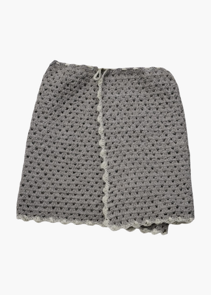 Linen crocheted skirt - ALMA