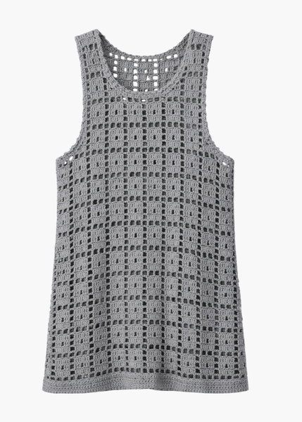 Bouclé Linen Vest