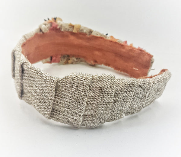 Dried flowers headband - MajulaHandmade