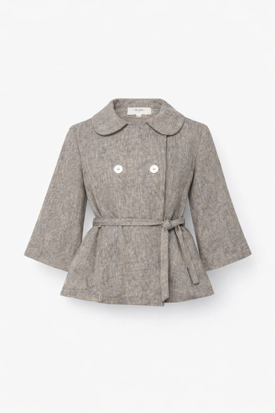 Mélange linen jacket - CARAWAY