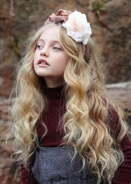 Flower bow headband - MajulaHandmade