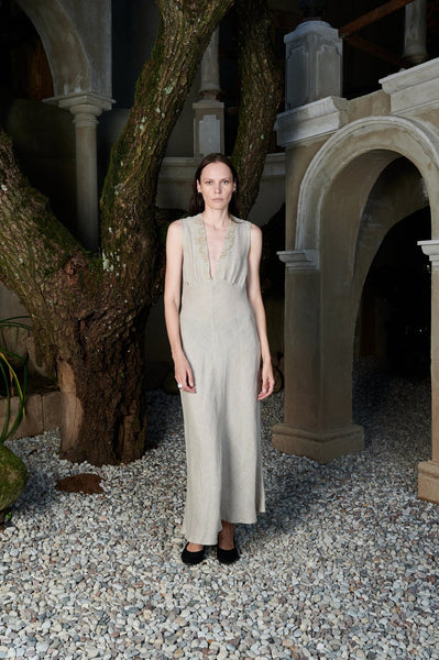 Handcrafted Linen Dress - HARMONY- MajulaHandmade