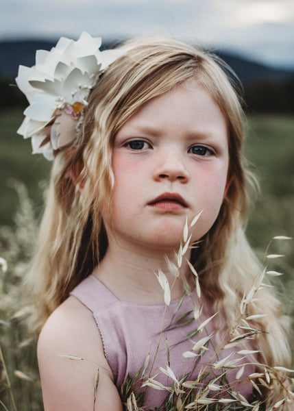 Leather crown - MajulaHandmade