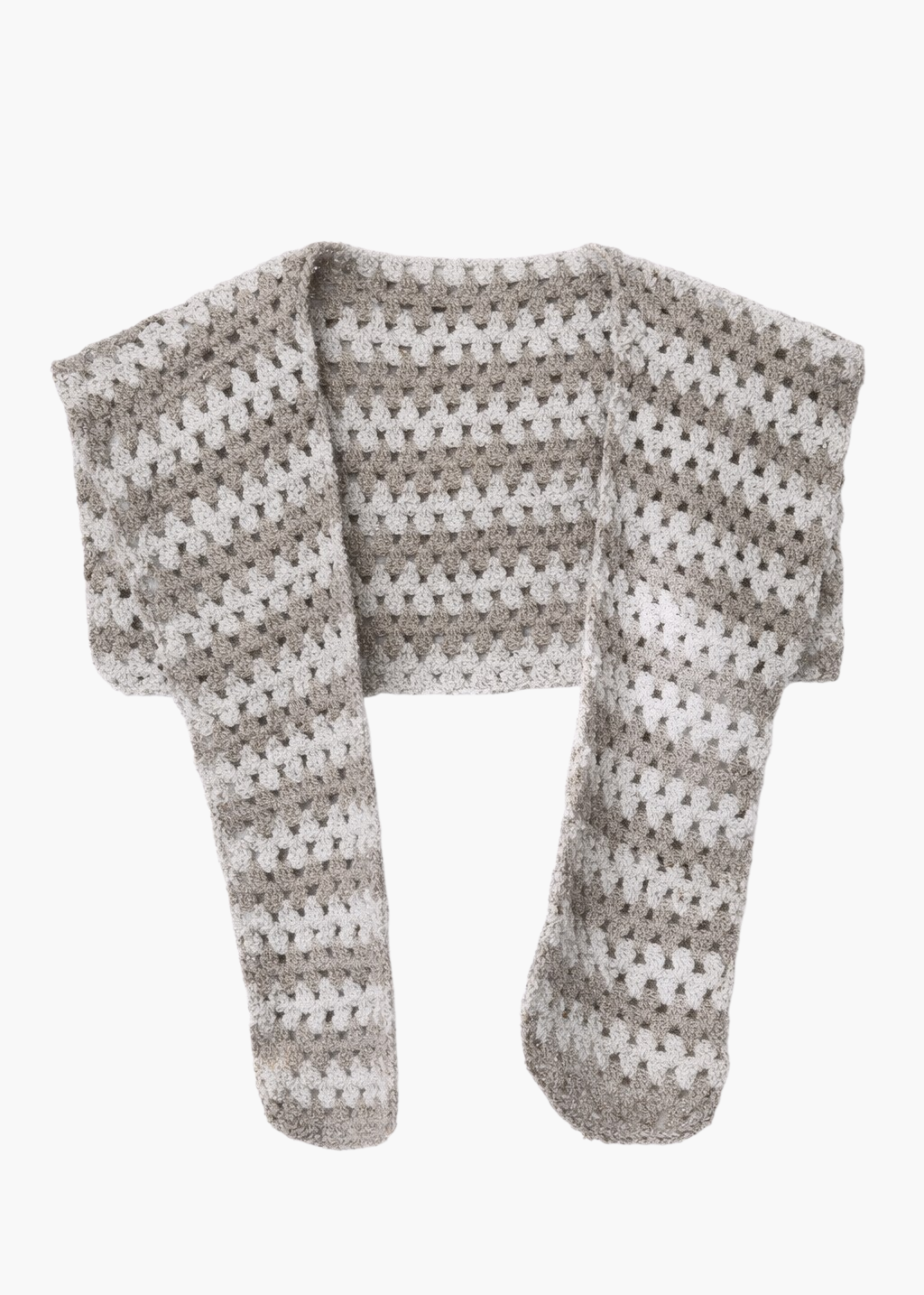 Hand-Crocheted Linen Shrug