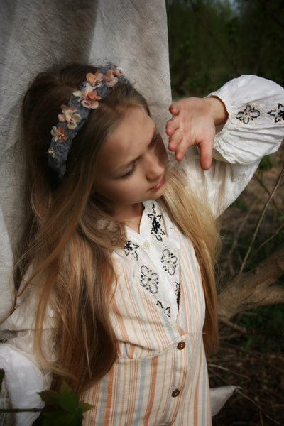 Retro pastel headband - MajulaHandmade