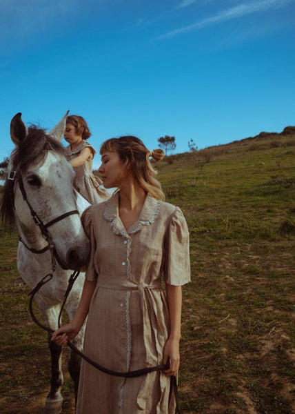 retro style shirt dress Majulahandmade