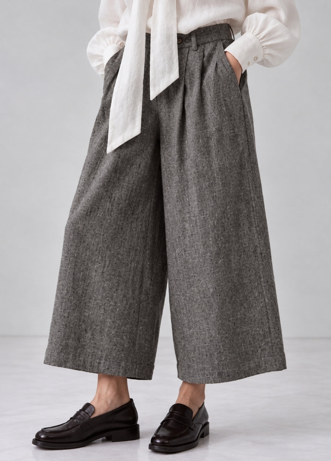 Linen culotes