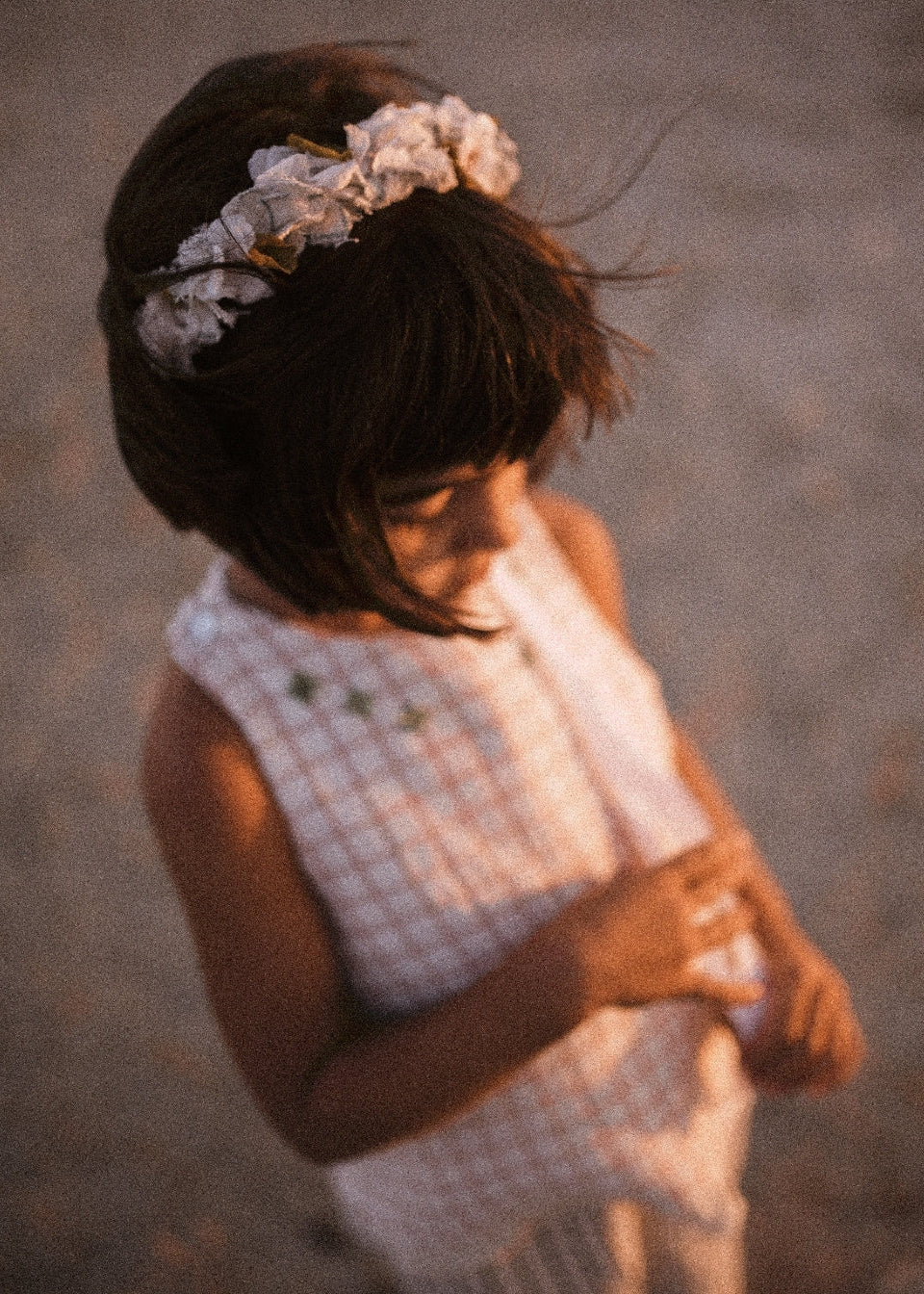 BABY BLUE silk flowers headband