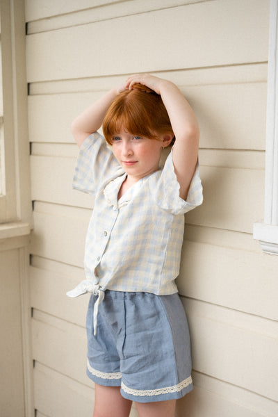 Linen shorts