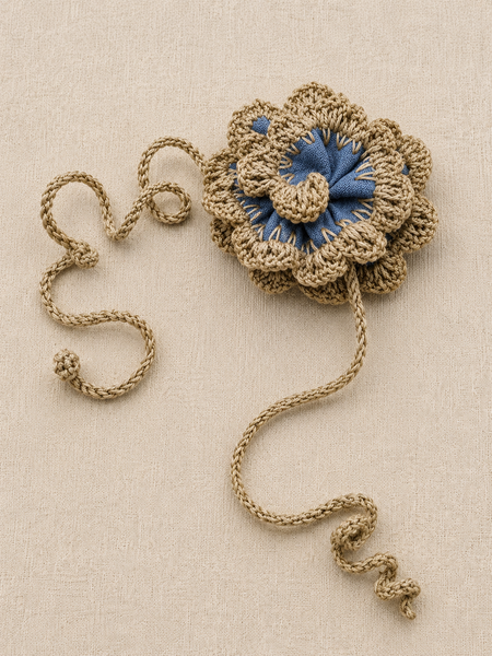 Crocheted hair flower  - PAGE 4