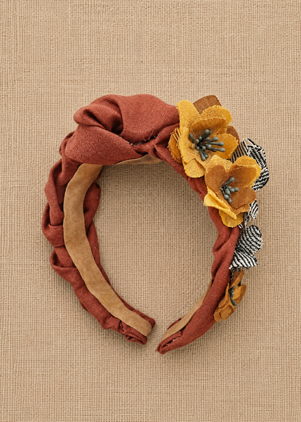 Wavy Linen Headband - THE FLOWERS WAVY