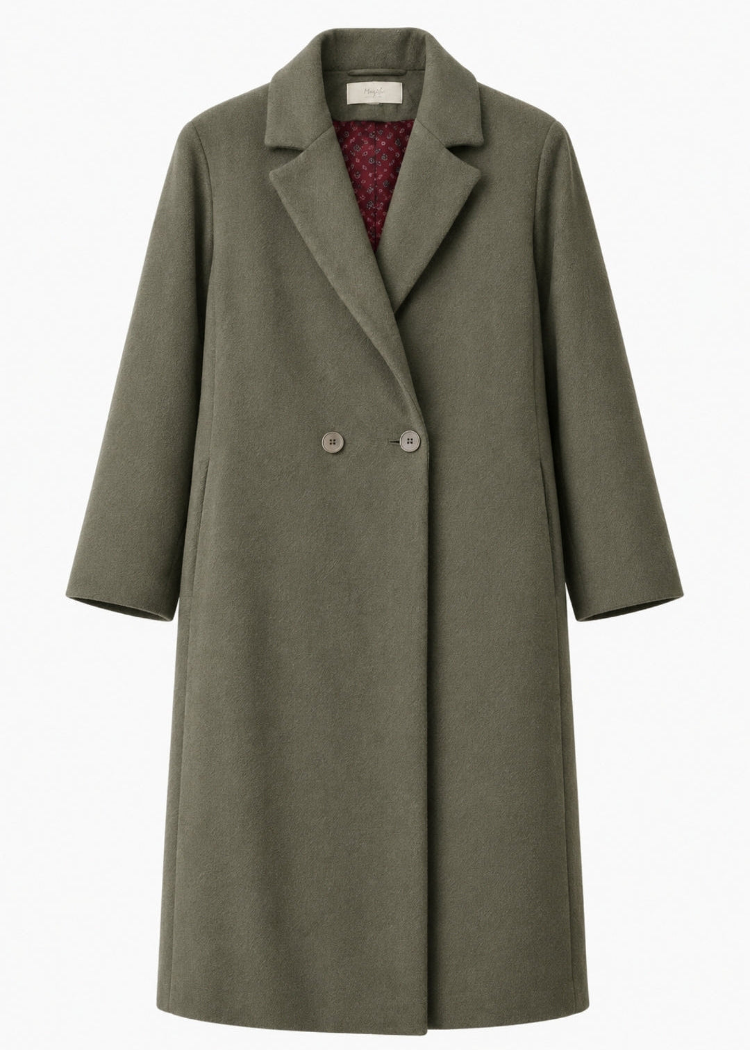 Classic medium - lenght wool coat GABI
