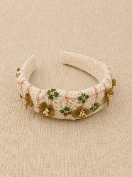 Retro-inspired headband - PRETTY ROSE