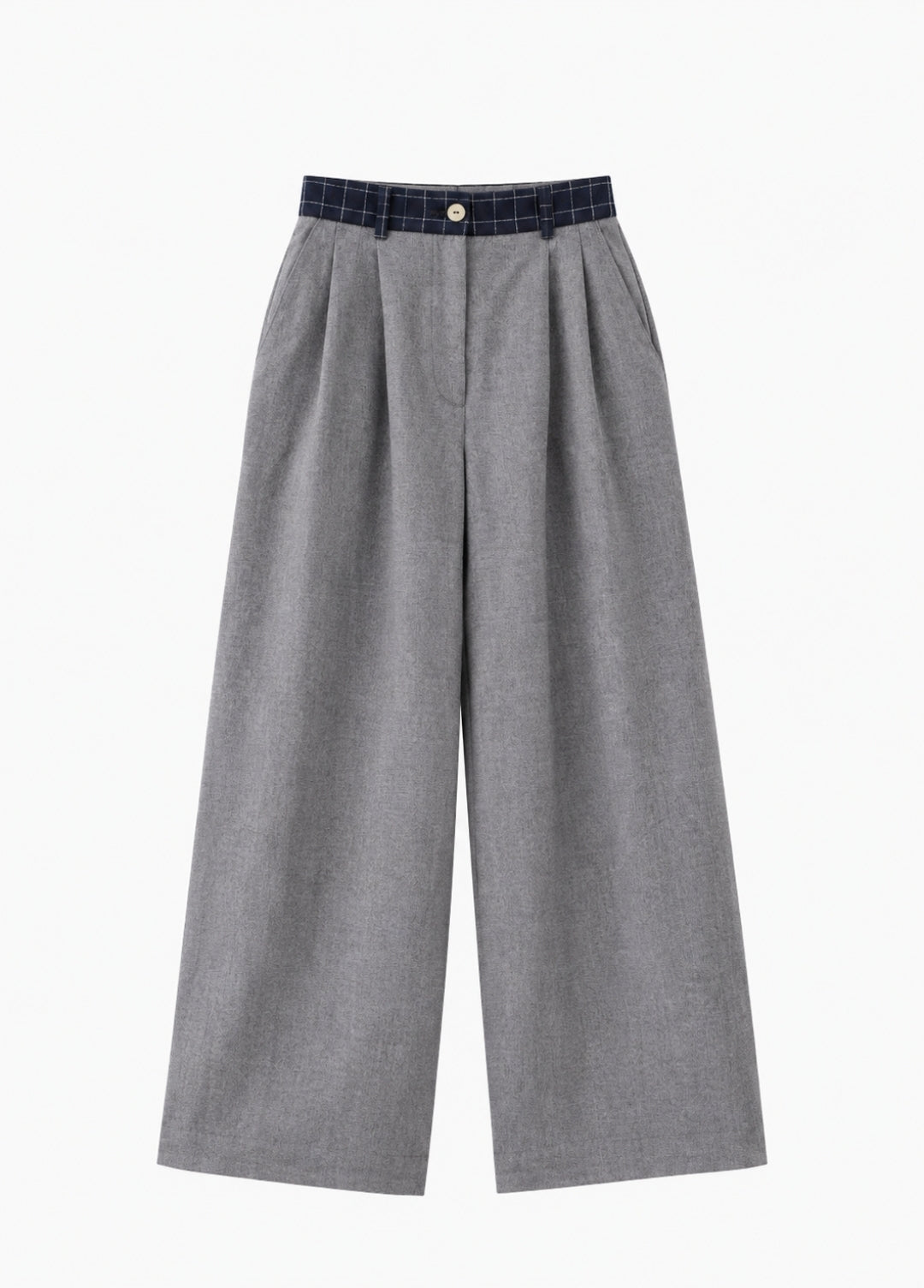 Linen wool trousers