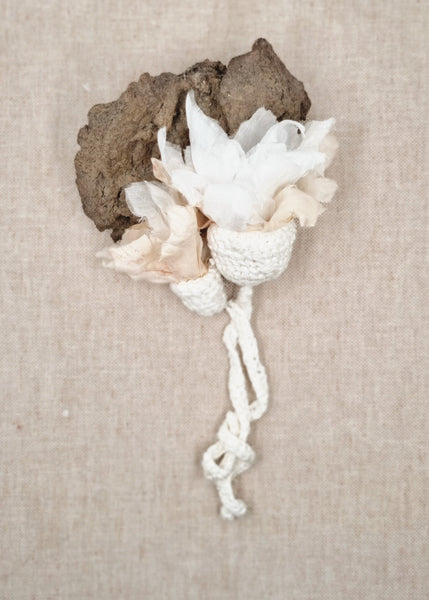 Whisper Bloom Silk Brooch