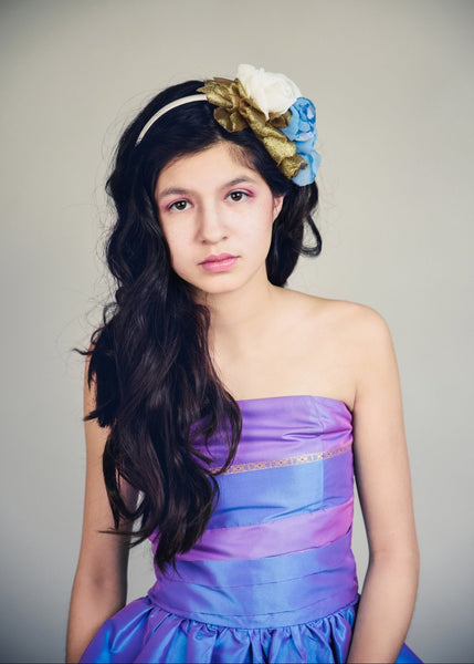 Snowdrop headpiece - MajulaHandmade