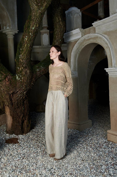 square-neck hand-crocheted blouse Majulahandmade