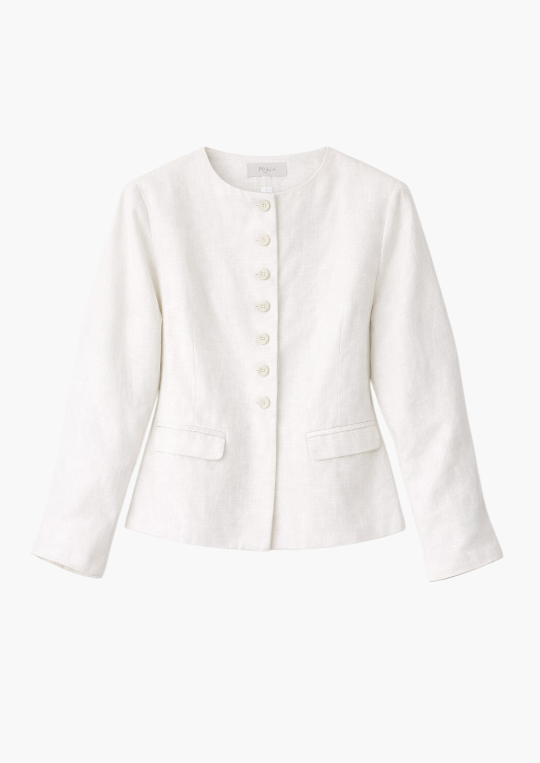 White linen jacket