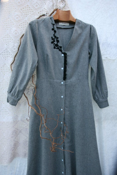 Wool dress LELIJA - MajulaHandmade