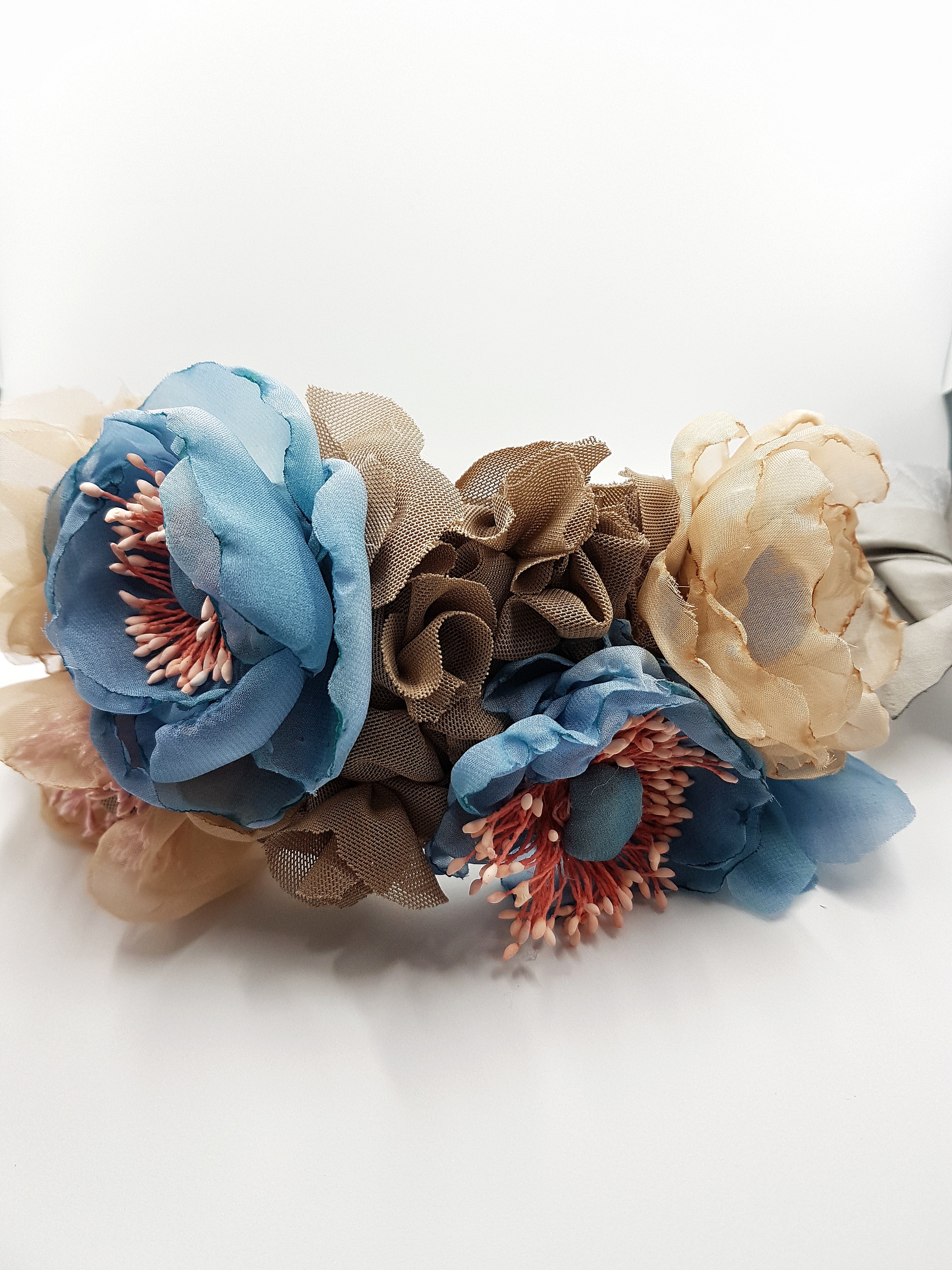 Bunch of flowers headpiece - MajulaHandmade