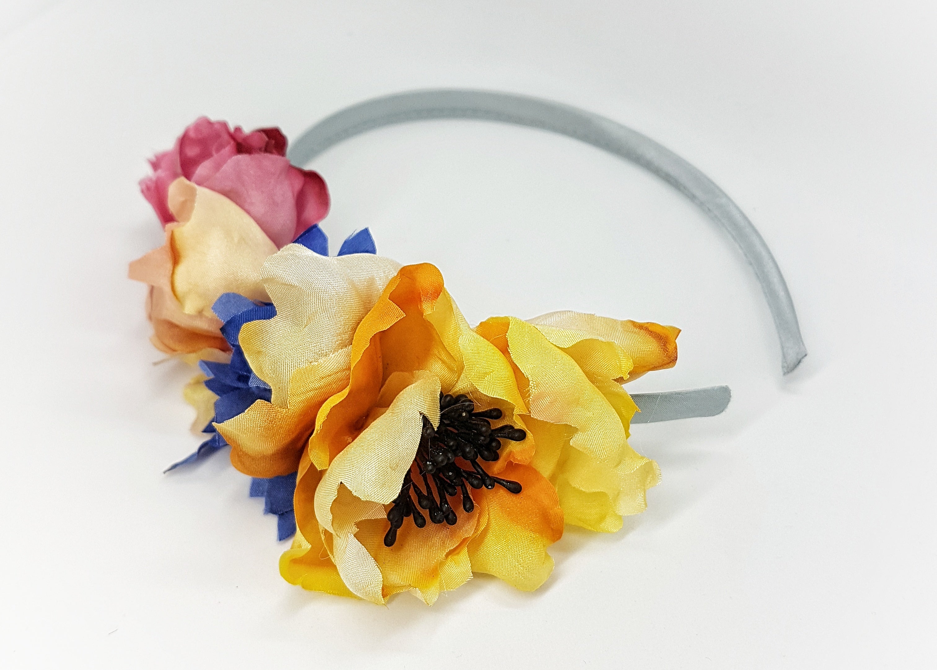 Sunflower headband - MajulaHandmade
